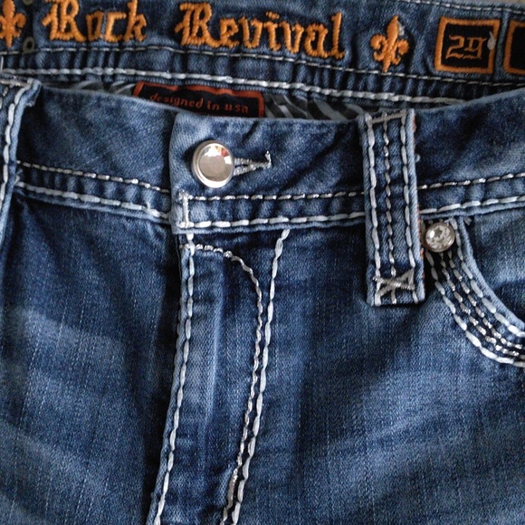 Rock Revival Size 29 Ebba Easy Crop Jeans - Picture 5 of 16